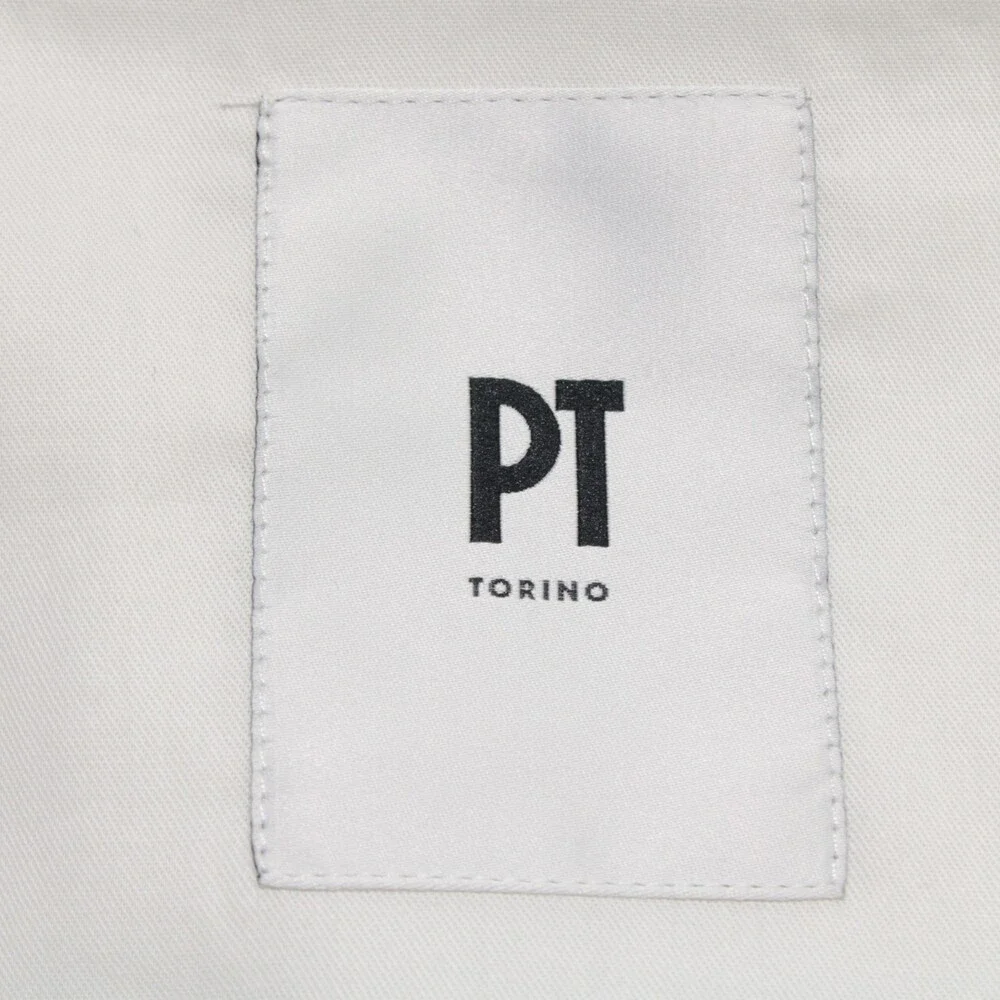 PT Torino NWT Dress Pants Size 54 (US 38) Slim Fit in Dark Gray Wool Blend